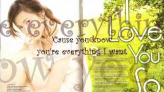 I Love You So with lyrics  Toni Gonzaga [upl. by Ripley]