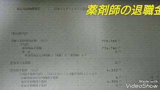 薬剤師の退職金を公開します！～大手ドラッグストア管理薬剤師～給与明細書を公開 [upl. by Llekcor]