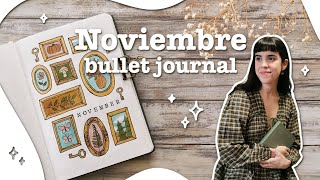 🗝️ BULLET JOURNAL de NOVIEMBRE 🖼️ [upl. by Eustazio]