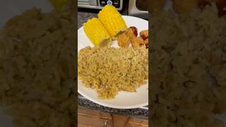 Rice pilaf plant based nuggets corn on the cob [upl. by Tenn]