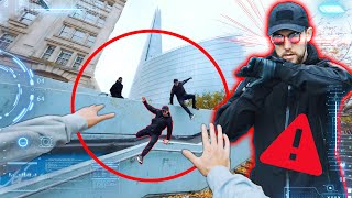 CHASED BY SECRET AGENTS Parkour POV Escape [upl. by Waldron]