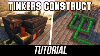 Tinkers Construct tutorial  guide 1165  1182 Part 2 Smelter minecraft java edition [upl. by Eniahs404]