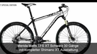 Mountainbike Merida Matts TFS XT Shimano XT 30 Gänge [upl. by Ainod49]