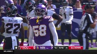 Minnesota Vikings Highlights vs Houston Texans  2024 Regular Season Week 3 [upl. by Eulalia]