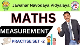 JNVST2024 PRACTICE SET MEASUREMENT2  NAVODAYA STUDENT CLASS 6TH [upl. by Ylagam85]