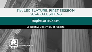 December 2nd 2024  Afternoon Session  Legislative Assembly of Alberta [upl. by Eissirk257]