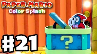 Paper Mario Color Splash  Gameplay Walkthrough Part 21  Snifit or Whifit Nintendo Wii U [upl. by Annaynek202]