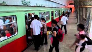 Pyongyang Metro North Korea [upl. by Aninaig346]