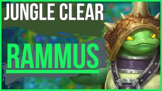 RAMMUS JUNGLE CLEAR  SEASON 12 Fastest League of legends  best jg clear lol [upl. by Nhojleahcim]