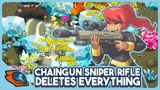 Chaingun Sniper Rifle Deletes Everything  NIMRODS GunCraft Survivor [upl. by Ybrik]