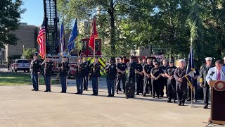 Luzerne County Courthouse holds 911 memorial ceremony [upl. by Airemaj494]