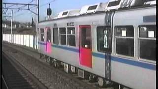 北総7150形8連カラードア車 北総線普通列車 （1997年撮影） [upl. by Naol213]