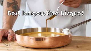 How to make a langoustine bisque sauce reduction and oil [upl. by Hras]