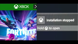 Fix Fortnite Not InstallingInstallation Stopped Error On Xbox Series XSXbox One [upl. by Williams508]