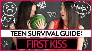 First Kiss  Teen Survival Guide w The Merrell Twins [upl. by Sello]