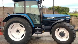 New Holland 8340 with 1300 gallon Abbey tanker [upl. by Artimas]