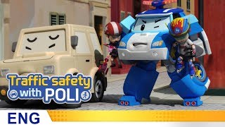 Trafficsafety with Poli  15How to ride safely [upl. by Balcer460]