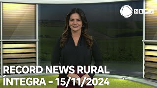 Record News Rural  15112024 [upl. by Ahsiekat674]