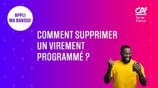 Comment supprimer un virement permanent   Tuto appli Ma Banque [upl. by Ttirrej]