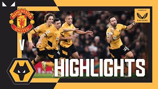 Moutinho silences Old Trafford  Man United 01 Wolves  Highlights [upl. by Eirehc]