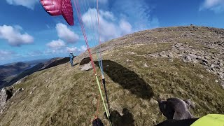 Buttermere to Pillar and Back 2x miniwings 🪂 and a dog 🐶 [upl. by Ivah258]