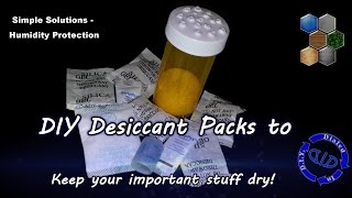 DIY Silica Gel Packs  Moisture Protection [upl. by Aynod]