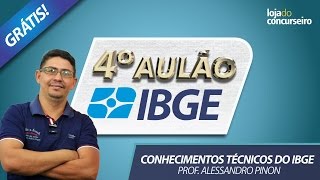 ✅ 4º AULÃO IBGE 2017  Conhecimentos Técnicos  ACM  ACS  Recenseador  Loja do Concurseiro [upl. by Garrison]