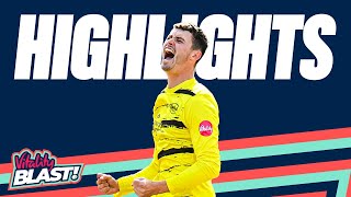 Superb Team Bowling Display  Gloucestershire v Sussex  Highlights  Vitality Blast 2024 [upl. by Eilatan]