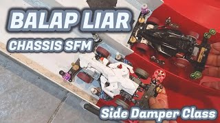 Balap Liar Side Damper SFM Mach Frame di Jordan Toys Pakai Light dash amp Torque Tuned PRO STOCK [upl. by Yrem359]