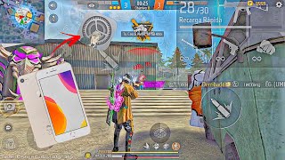 Best Settings ⚙️iPhone 8📱DPI  HUD🍀Free Fire highlights 👑💕 [upl. by Atterehs]