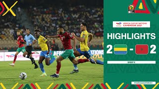 Gabon 🆚 Morocco Highlights  TotalEnergiesAFCON2021  Group C [upl. by Cestar575]