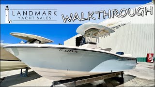 2022 GradyWhite Fisherman 216 WALKTHROUGH  St Petersburg FL [upl. by Neelhtakyram485]