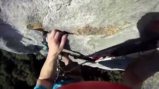 Rock Climbing Falls Fails and Whippers Compilation Part 4 [upl. by Hsirrap]