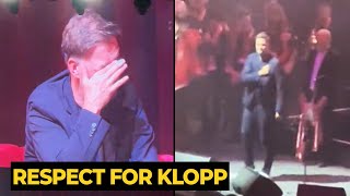 Jurgen Klopp was TEARING as Liverpool fans sing his name during emotional farewell event [upl. by Avrenim]