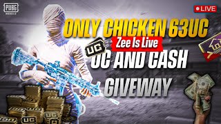 pubg mobile live uc custom rooms uc giveaway roomszeeisLive pubgmobilegaminG [upl. by Marney]