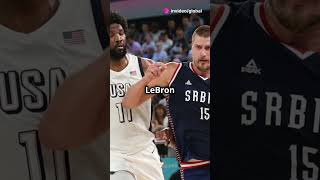 USA vs Serbia Olympic Basketball Showdown usateam serbia basketball short [upl. by Kamillah]