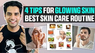 Top Skin Care Routine  Glowing skin home remedy shivammalik skincare [upl. by Kahle]