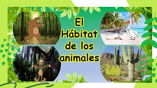 El hábitat de los animales Para niños [upl. by Nuaj]