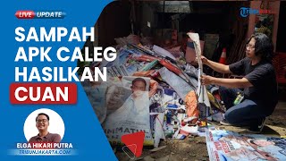 Sampah APK Caleg Disulap Jadi Kerajinan Mengundang Cuan Hasil Olahan Pemuda Kreatif di Jakarta [upl. by Amalea]