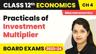 Class 12 Macroeconomics Chapter 4  Practicals Of Investment Multiplier 202223 [upl. by Akenihs]