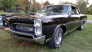 1967 Pontiac GTO for sale black 4 speed auto appraisal 29500 8106912664 [upl. by Aili158]