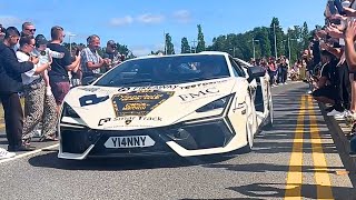 HYPERCARS LEAVING YIANNI GRAND TOUR [upl. by Yelkreb]