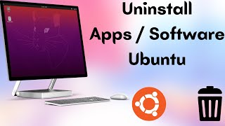 How to Uninstall Apps in Ubuntu Using Terminal  How to Uninstall Software in Ubuntu [upl. by Manson]