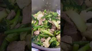 For Lunch Broccoli green beans jacqui’sswis short vedio [upl. by Ahsatsan911]