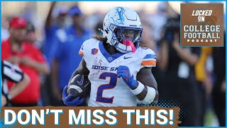 Boise State MASSIVE game at UNLV could be G5 game of the year Should Washington St be ranked [upl. by Eniger]