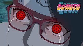 SARADA MANGEKYO SHARINGAN  MANGA BORUTO CHAPTER 80  FAN ANIMATION [upl. by Gurtner483]