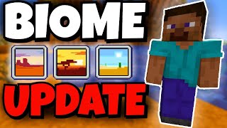 Is Minecraft’s Next Update A BIOME UPDATE [upl. by Marchese]