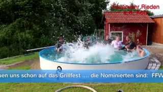 Feuerwehr Rieden ad Kötz  cold water challange 2014 [upl. by Artnoed862]