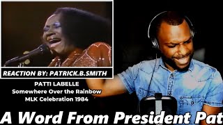 PATTI LABELLE  Somewhere Over the Rainbow  MLK Celebration 1984 REACTION VIDEO [upl. by Aer430]