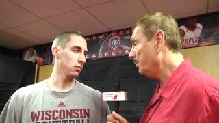 Wisconsin Basketball Josh Gasser Talks NCAA Tournament [upl. by Rees]